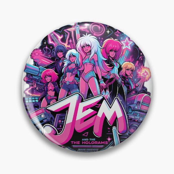 Item preview, jem and the holograms designed and sold by NRSROTE.