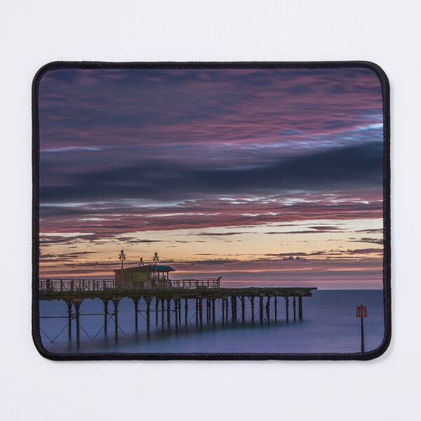 Item preview, Teignmouth Pier at Dusk – Long Exposure Devon Seascape designed and sold by JoSowden.