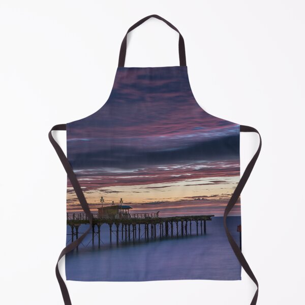 Item preview, Teignmouth Pier at Dusk – Long Exposure Devon Seascape designed and sold by JoSowden.
