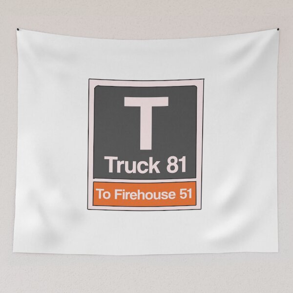 Item preview, Truck 81 Chicago Fire Sign designed and sold by ellenugget.