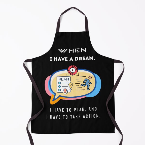 Item preview, When I Have a Dream Plan and Take Action Quote designed and sold by Whimsy Works.
