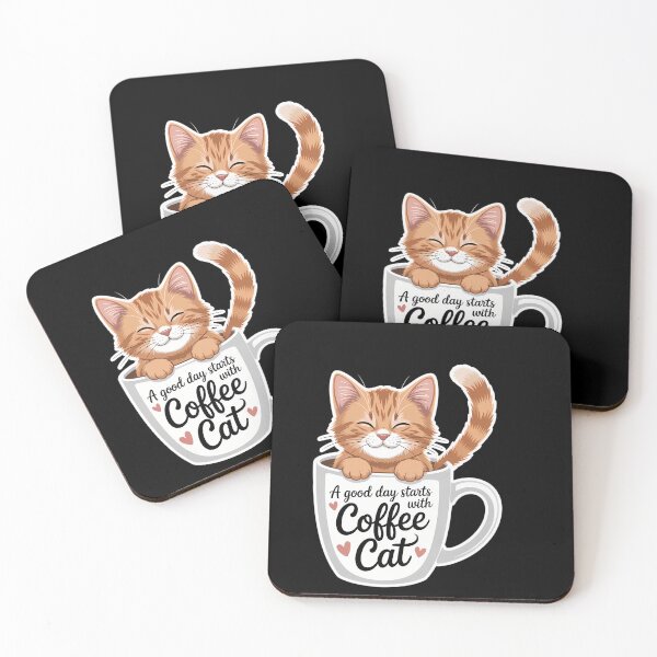 Item preview, Funny Cat Coffee Cat Mom designed and sold by TikCore.