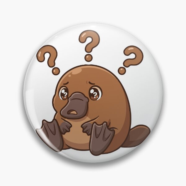 Item preview, Confused Platypus Existential Crisis Meme designed and sold by Petzzz.