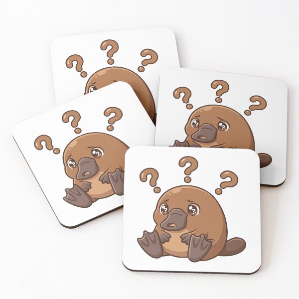 Item preview, Confused Platypus Existential Crisis Meme designed and sold by Petzzz.