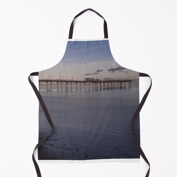 Item preview, Teignmouth Pier at Blue Hour – Calm Devon Seascape designed and sold by JoSowden.
