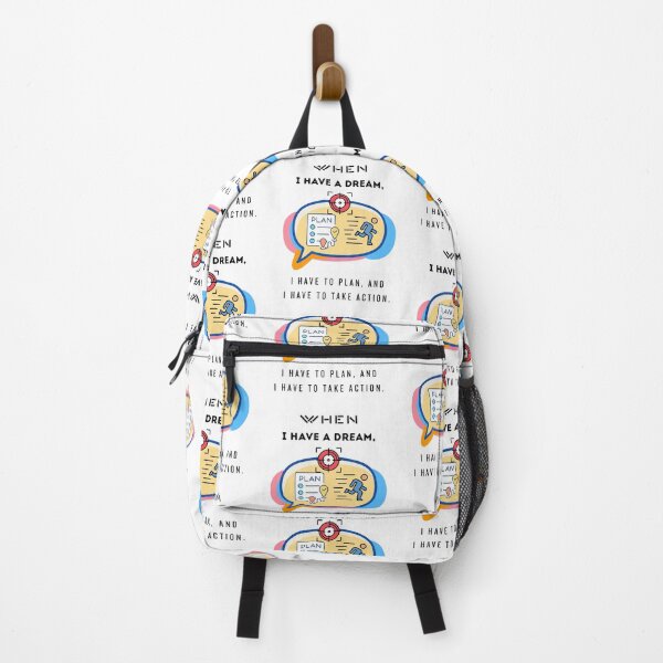 Item preview, When I Have a Dream Plan and Take Action Quote designed and sold by Whimsy Works.
