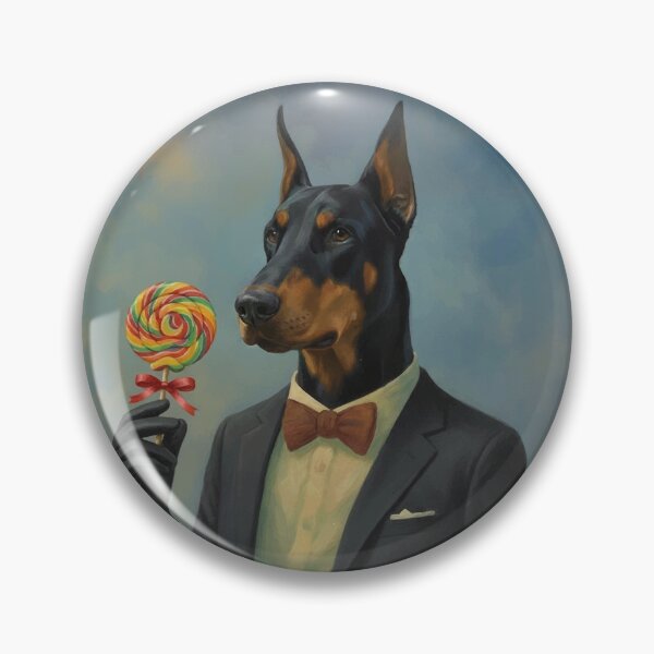 Item preview, Gentleman Doberman With Lollipop designed and sold by WhatsupDawg.
