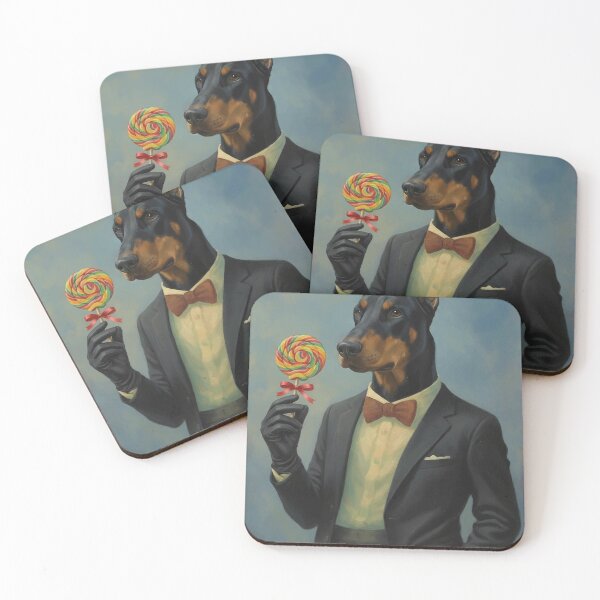 Item preview, Gentleman Doberman With Lollipop designed and sold by WhatsupDawg.