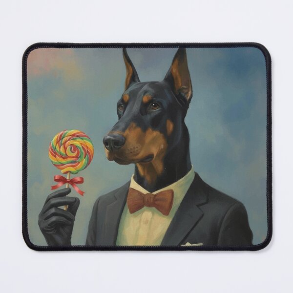 Item preview, Gentleman Doberman With Lollipop designed and sold by WhatsupDawg.