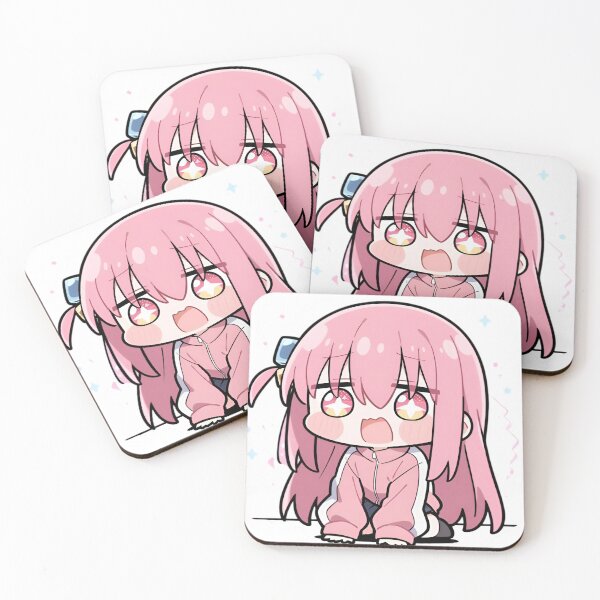 Aperçu de l'œuvre Fille chibi anime excitée – Art d'expression kawaii mignon créée et vendue par Dyan4.