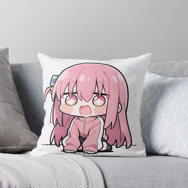 Aperçu de l'œuvre Fille chibi anime excitée – Art d'expression kawaii mignon créée et vendue par Dyan4.