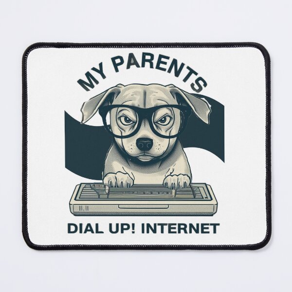 Item preview, My Parents Survived Dial Up Internet dog designed and sold by OscarArtistry.