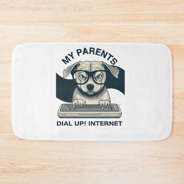 Item preview, My Parents Survived Dial Up Internet dog designed and sold by OscarArtistry.
