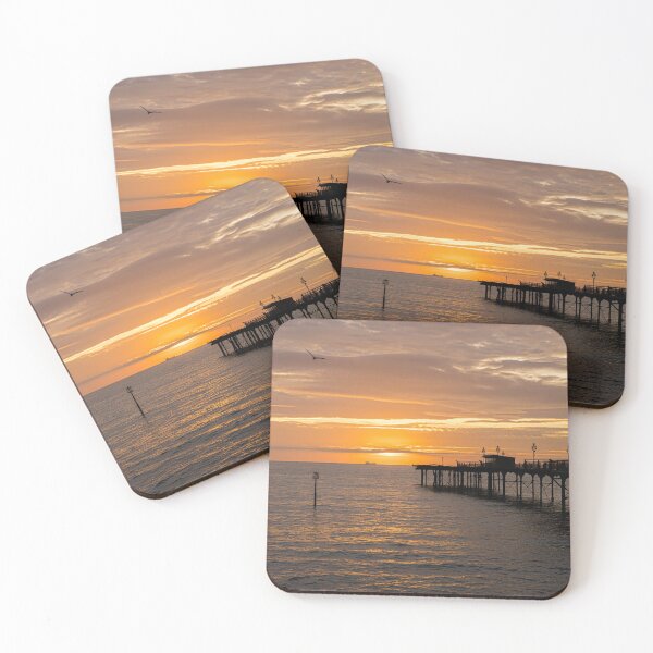 Item preview, Golden Sunset at Teignmouth Pier – Devon Coast designed and sold by JoSowden.