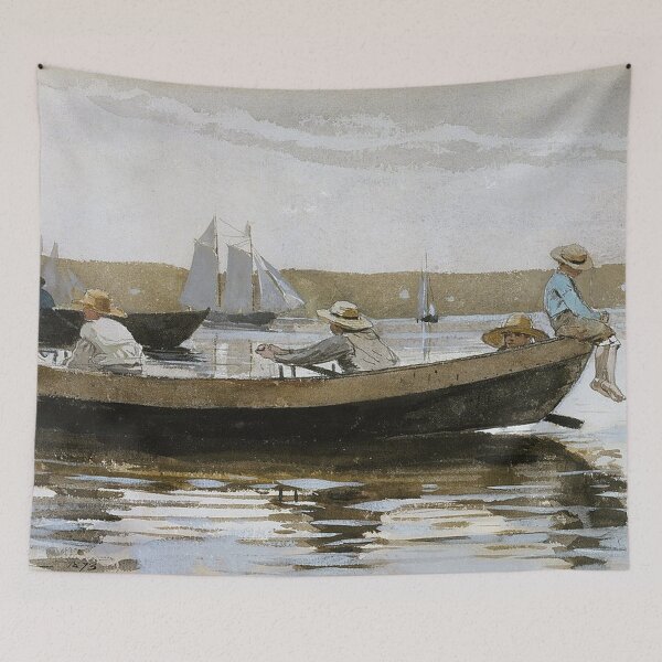 Item preview, Boys in a Dory designed and sold by tomorrowsart.