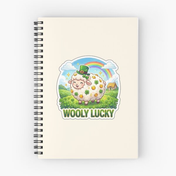 Item preview, St. Patrick’s Day Wooly Lucky Sheep – Cute Irish Sticker designed and sold by Nuist25.