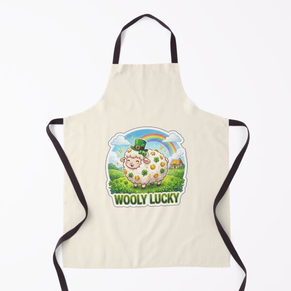 Item preview, St. Patrick’s Day Wooly Lucky Sheep – Cute Irish Sticker designed and sold by Nuist25.
