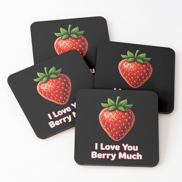 Item preview, I Love You Berry Much — Cute Strawberry Valentine Design designed and sold by WearContext.