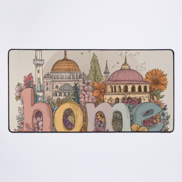 Item preview, Home with flowers and buildings designed and sold by anytka.