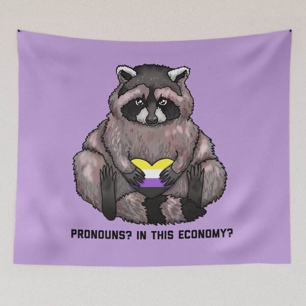 Item preview, Pronouns? In This Economy? designed and sold by Art by Veya.