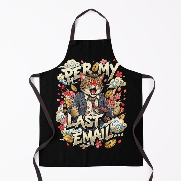 Item preview, Furious Salaryman Cat: "Per My Last Email"   designed and sold by Tong4130.