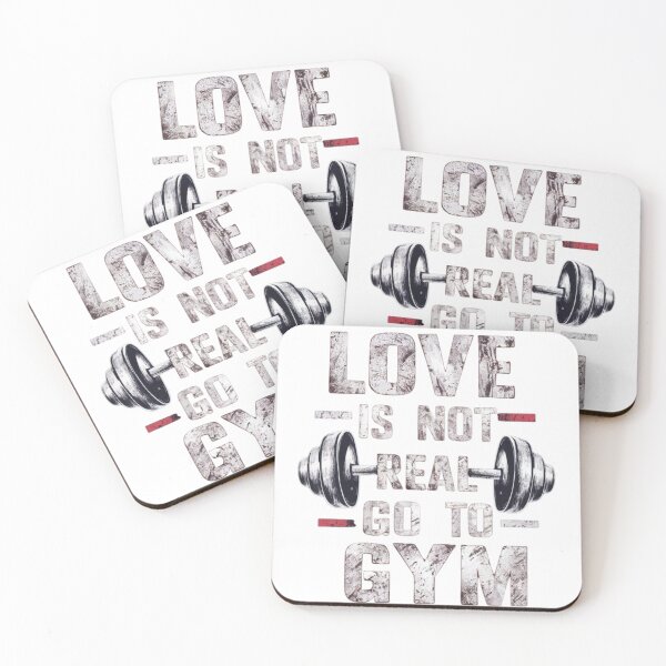 Item preview, Funny Workout Quote: Love Is Not Real, Go Lift designed and sold by fancy-to-shop.