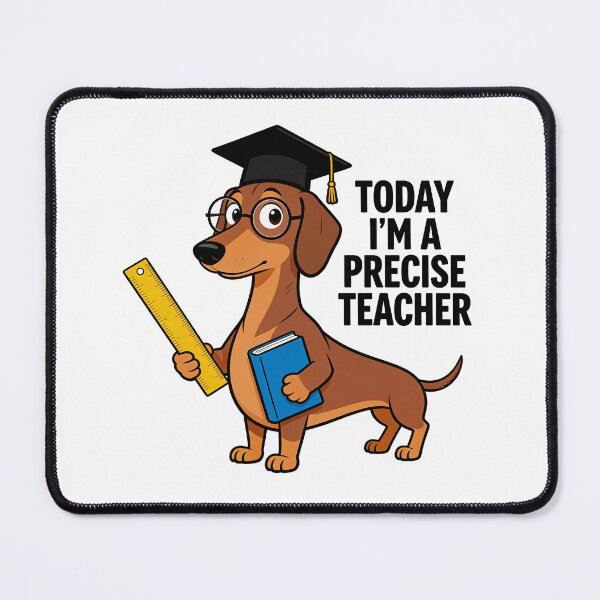 Item preview, Dachshund Teacher Shirt – Cute Precise Teacher Dog Design designed and sold by truongloc246.