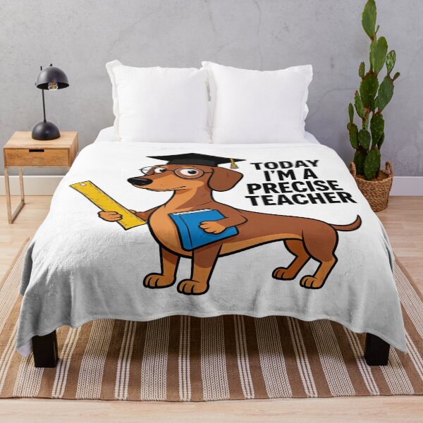 Item preview, Dachshund Teacher Shirt – Cute Precise Teacher Dog Design designed and sold by truongloc246.