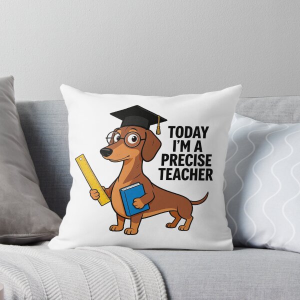 Item preview, Dachshund Teacher Shirt – Cute Precise Teacher Dog Design designed and sold by truongloc246.
