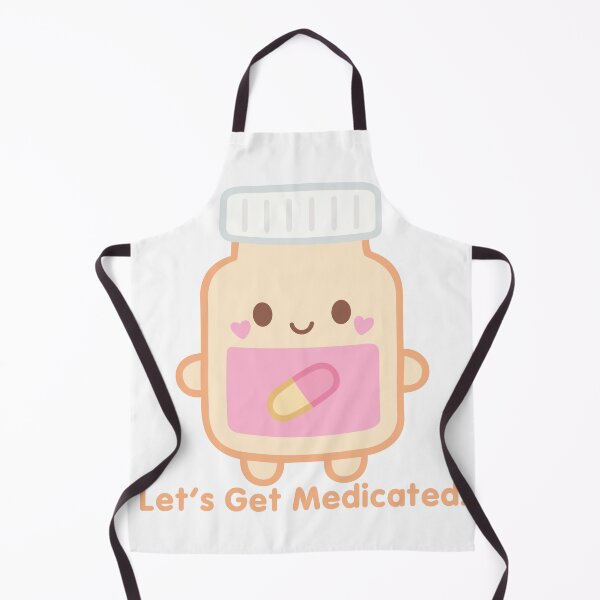 Item preview, Let’s Get Medicated — Kawaii Pill Bottle Mental Health designed and sold by CLUB SODA KID DESIGNS.