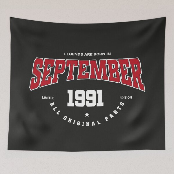 Item preview, September legends 1991 designed and sold by HB Shirts.