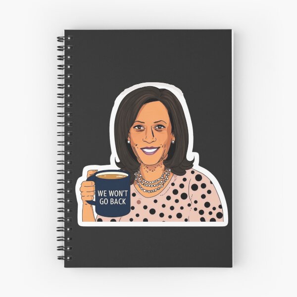 Item preview, Kamala Harris We Won't Go Back Coffee Mug - Political Empowerment Sticker Art designed and sold by Wonder Pixel Studio.