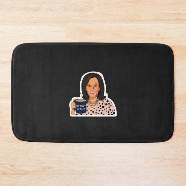 Item preview, Kamala Harris We Won't Go Back Coffee Mug - Political Empowerment Sticker Art designed and sold by Wonder Pixel Studio.