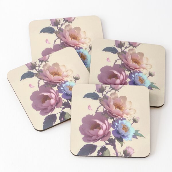 Item preview, Aesthetic Peach themed Flowers designed and sold by DanjerBoi.