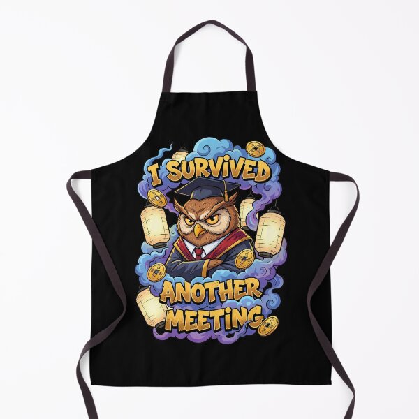 Item preview, Grumpy Owl Professor: "I Survived Another Useless Meeting" designed and sold by Tong4130.