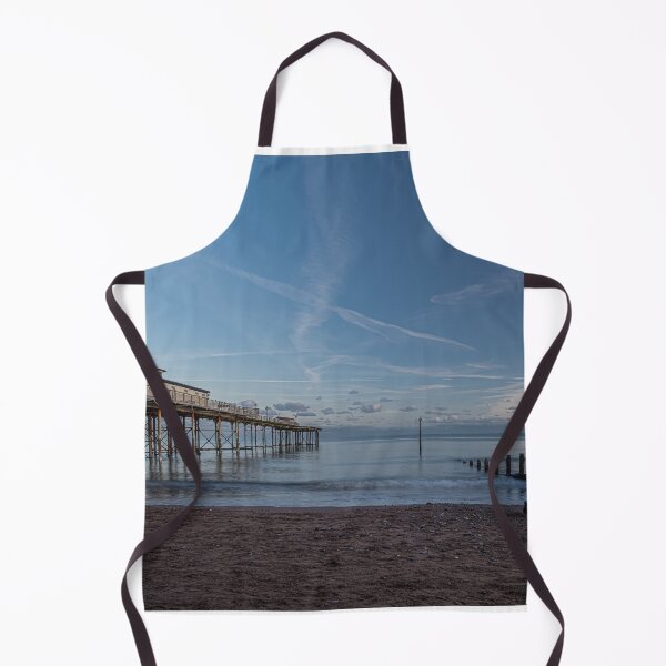 Item preview, Teignmouth Pier at Blue Hour – Calm Devon Seascape designed and sold by JoSowden.