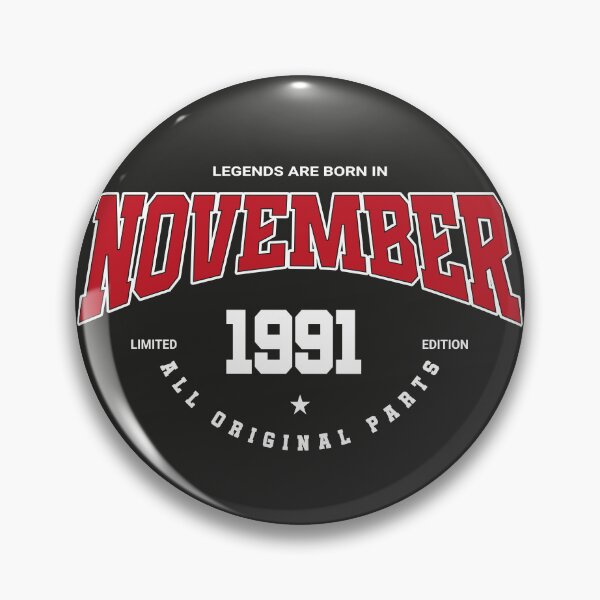 Item preview, November legends 1991 designed and sold by HB Shirts.