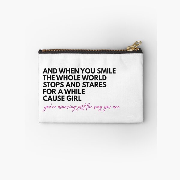 Item preview, Valentine Greeting Card – Bruno Mars Inspired “Just The Way You Are” Smile Quote designed and sold by Sketchbook Studio by Aqsaa.