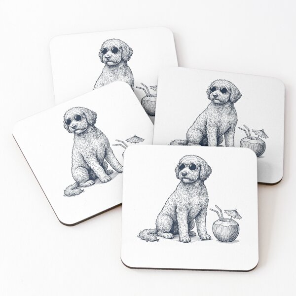 Item preview, Portuguese Water Dog Vacation Dog Lover Gift designed and sold by DoodleTortle.