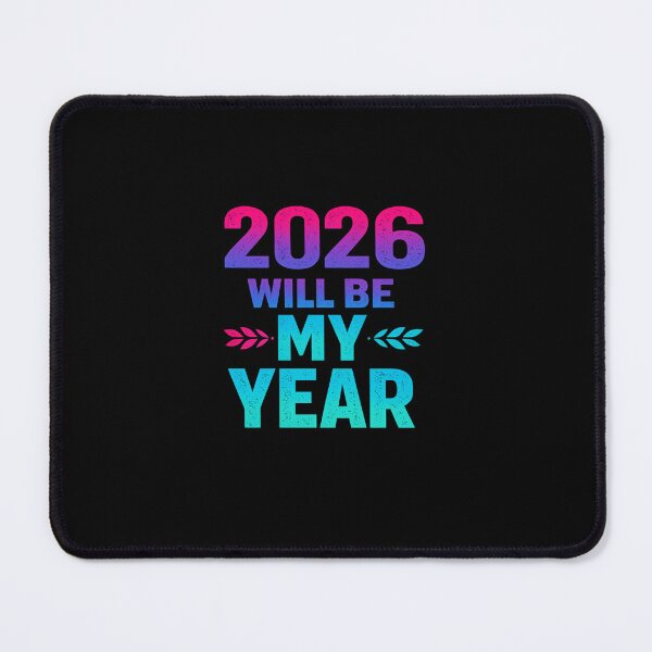 Item preview, 2026 Will Be My Year – Motivational New Year Quote T-Shirt | Bold Gradient Typography designed and sold by DailyDrivesct.