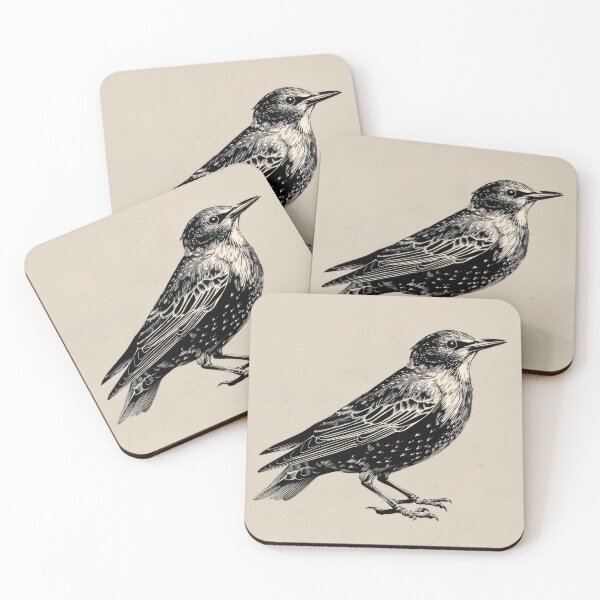 Item preview, Bird on ground, simple style designed and sold by anytka.