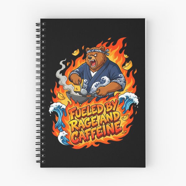 Item preview, Angry Bear Chef: "Fueled By Rage And Caffeine" Ramen Cook designed and sold by Tong4130.