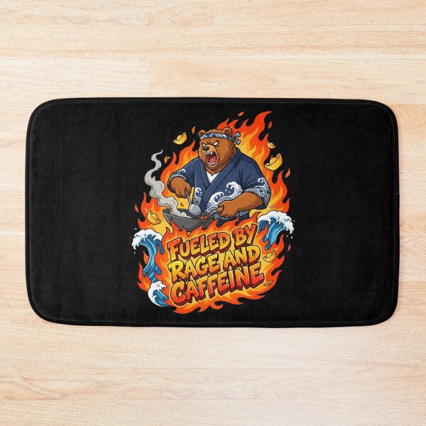 Item preview, Angry Bear Chef: "Fueled By Rage And Caffeine" Ramen Cook designed and sold by Tong4130.