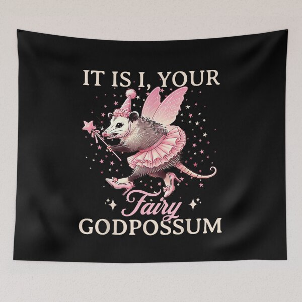 Item preview, It is I Your Fairy Godpossum Funny Opossum Spirit Animal for Men Women Girls Kids , Opossum Gift For Mom Dad Kids designed and sold by Opossum GIFT ★★★★★.