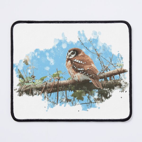 Item preview, Boreal Owl Watercolor designed and sold by Mission Ready.