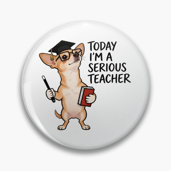 Item preview, Serious Teacher Chihuahua – Cute Smart Dog Teacher Design designed and sold by truongloc246.