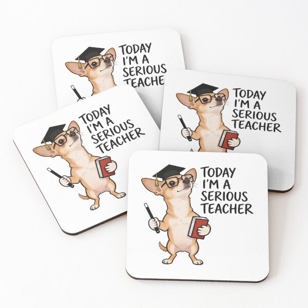 Item preview, Serious Teacher Chihuahua – Cute Smart Dog Teacher Design designed and sold by truongloc246.