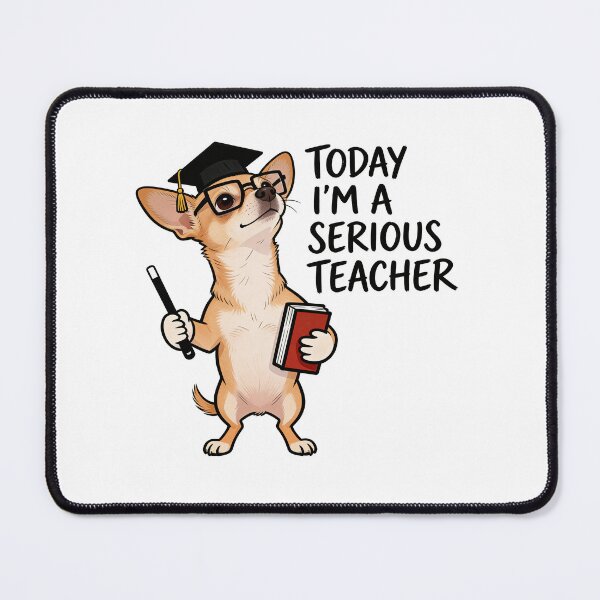 Item preview, Serious Teacher Chihuahua – Cute Smart Dog Teacher Design designed and sold by truongloc246.