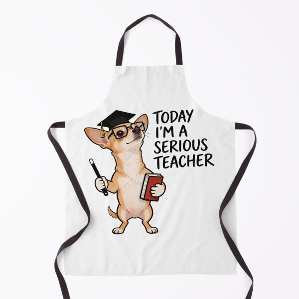 Item preview, Serious Teacher Chihuahua – Cute Smart Dog Teacher Design designed and sold by truongloc246.