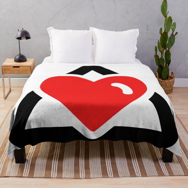 Item preview, Protected Love – Minimal Red Heart Symbol with Boundaries designed and sold by VilnaArtPrints.